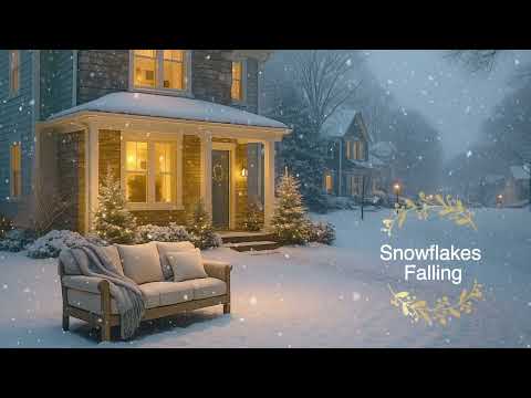 Snowflakes Falling — Cozy Piano Mix #33 #christmas #lofimu #beatstostudy #piano #snow #cozynights
