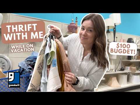 A SURPRISINGLY Big Thrift Haul!! | Thrift With Me | Thrift Haul Try On | Goodwill Thrift Haul