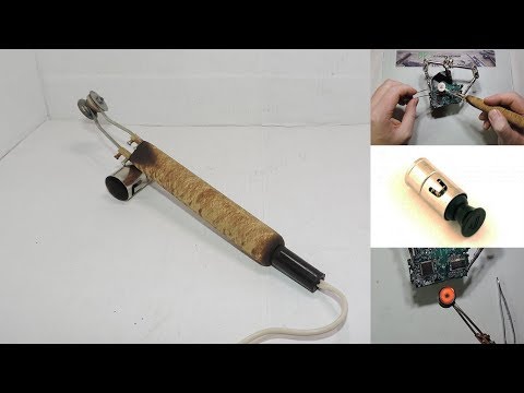 DIY Infrared Soldering Iron from a Cigarette Lighter