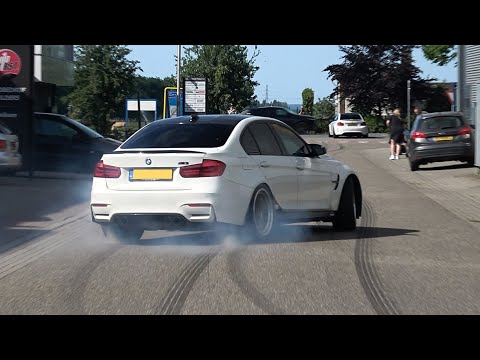 BMW M Cars Accelerating LOUD - Burnouts, Drifts, CRAZY Close Calls, Loud M3 E92 and more...