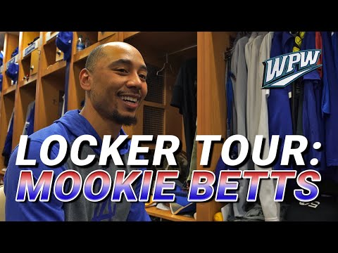 Locker Tour: Mookie Betts, Los Angeles Dodgers