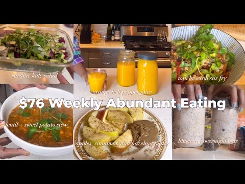 $76 Anti-Inflammatory Meal Plan (CHEAP & EASY!)