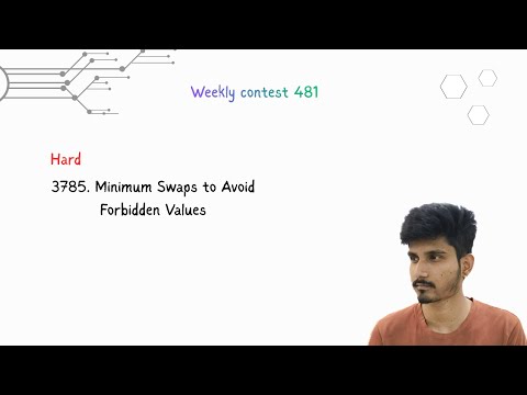 3785. Minimum Swaps to Avoid Forbidden Values | weekly contest 481 | java solution