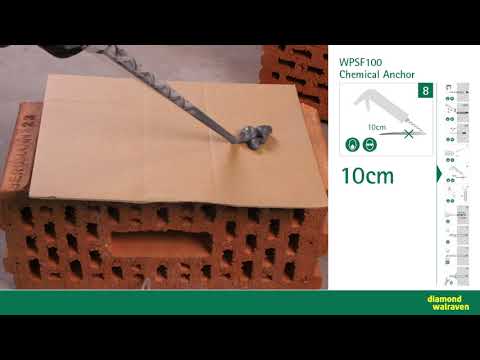 How to install Chemical Anchor in Perforated Brick?