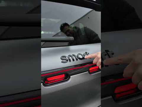 💡Clever hidden trunk button of the Smart #5 Brabus!