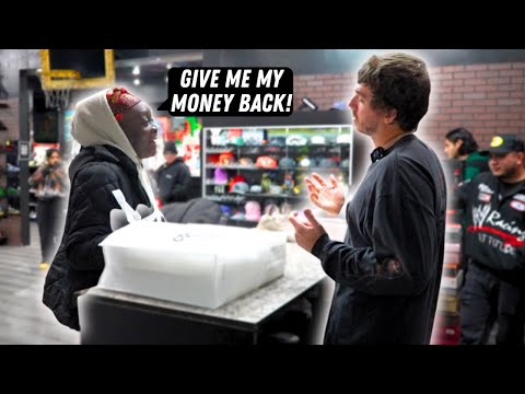 RUDE CUSTOMER DEMANDS A REFUND!!!