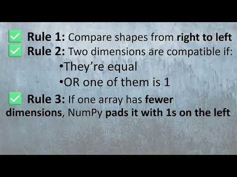 NumPy Broadcasting Explained | Don’t Memorize the Rules – Think Logically!