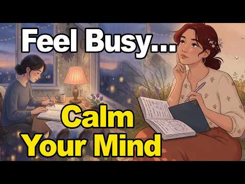 Why You Always Feel Busy… 😔 | Slow English Story for Calm Mind & Focus (A1–A2)