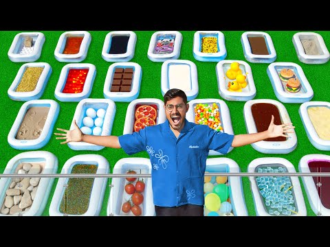 Mystery Pools With No Escape Challenge- Don’t Fall in Wrong One🤣