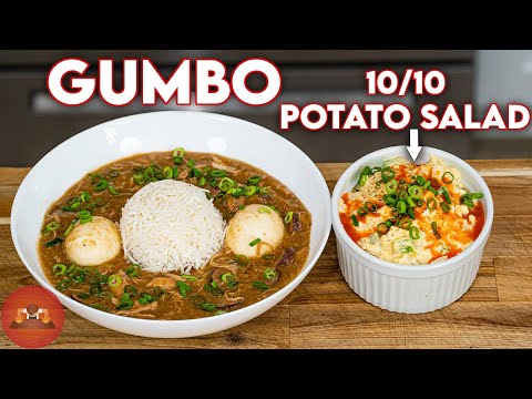 Chicken and Sausage Gumbo With Perfect Potato Salad | 50 States, 50 Plates | Louisiana