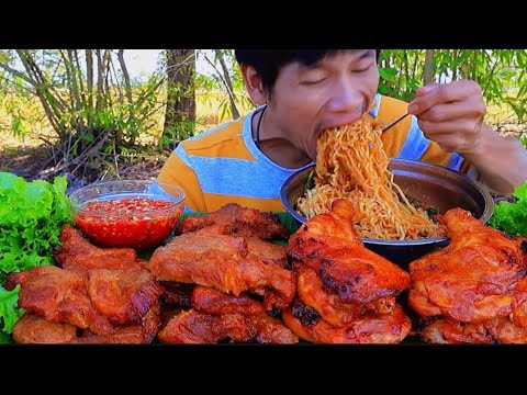 MUKBANG GIANT GRILLED PORK NECK RIBS – SUPER SPICY, SUPER SAUCY & SUPER DELICIOUS! 🔥😋