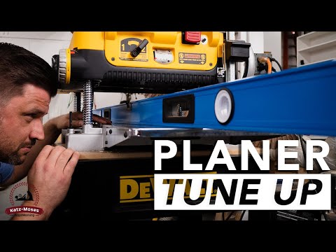 Thickness Planer Tune Up and Maintenance
