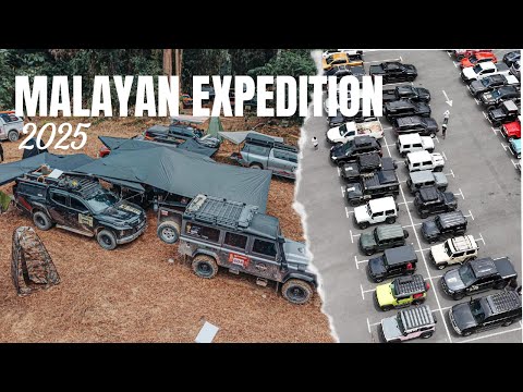 A 100 Plus Cars Expedition into the Malaysian Jungle | Malayan Expedition 2025 | VLOG