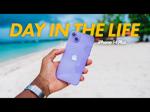 iPhone 14 Plus Real Day In The Life Review (Battery & Camera Test) - 1 Year Later!