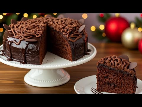 🎄The Best Christmas - For Cozy Holiday" "Nights Chocolate Cake Recipe