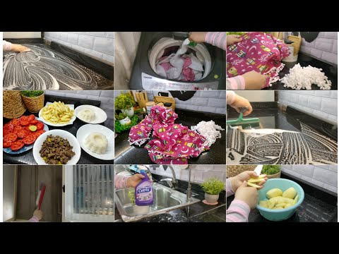 وبدانا في الجد كده اقدر افرش علي نظافه 👌 تنضيفات رمضان 🌛