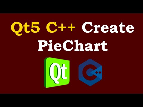 Qt5 C++ Creating PieChart With QtChart | C++ GUI Tutorial