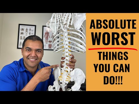 Top 7 ABSOLUTE WORST Activities You Can Do For Lumbar Spinal Stenosis