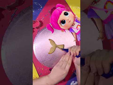 Create Cookies With The GIRLIES! 🍪 Unicorn, Shooting Star & Mermaid Little Angel Cookies #shorts