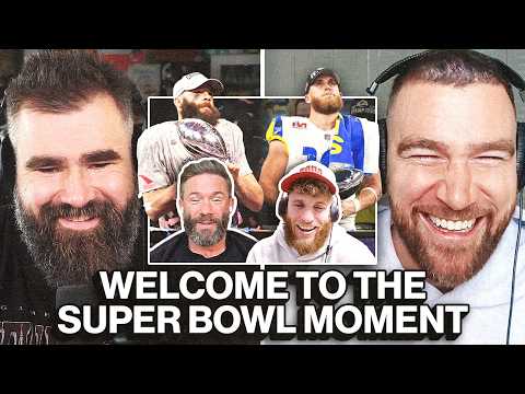 Julian Edelman and Cooper Kupp Give Us Their Welcome to the Super Bowl Moment