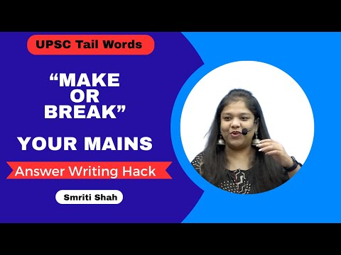 Answer Writing Hack: Tail Words that Can Make or Break Your Mains @VisionIASdelhi