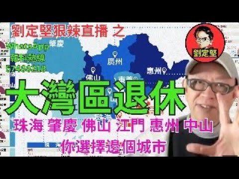 劉定堅狠辣直播 之 大灣區退休