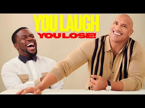 Kevin Hart and The Rock ⭐ You LAUGH, You LOSE 😂 Try Not To Laugh Challenge!