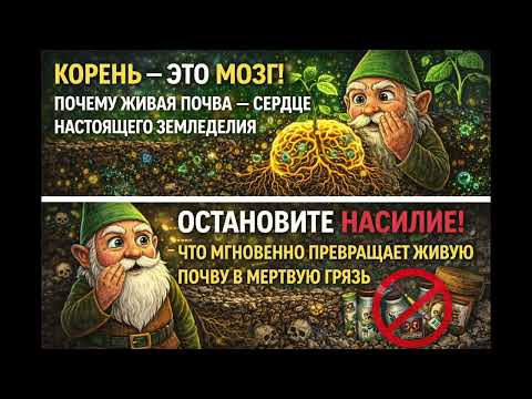 П7 КОРЕНЬ — ЭТО МОЗГ! Почему Живая Почва — СЕРДЦЕ настоящего земледелия. Цивилизация под ногами
