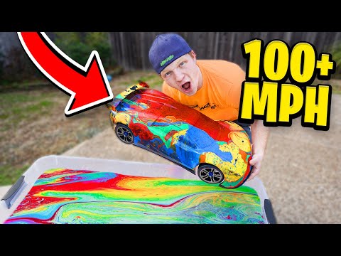 I HYDRO DIPPED WORLD'S FASTEST RC CAR!