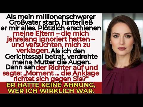 Meine Familie verklagte mich um das Erbe meines Opas – dann sprach der Richter nur mit mir.