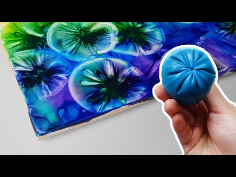 (1098) Jellyfish under the sea | Balloon Smash | Painting Ideas for Beginners | Designer Gemma77