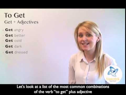 English Grammar lesson no.20 - To Get + Adjectives