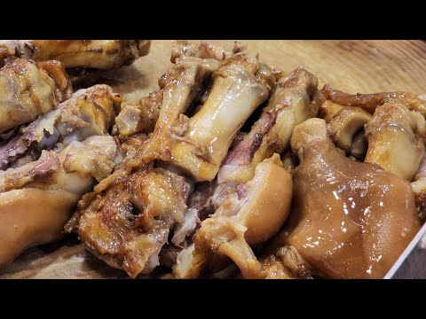 軟化香糯#滷水豬手，好刀工 #滷水鵝胸起片 #鵝掌翼 #滷水鴨 入味#豬大腸 #鵝腎 爽脆入味#豬耳 #上海街 #香港美食 #長發滷味大王 #旅游 #HongkongStreetFood #asmr