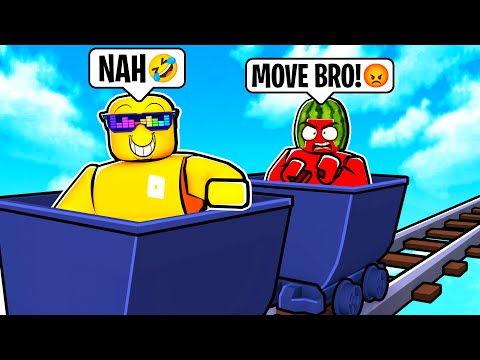 Two Player CART RIDE in Roblox (FUNNY MOMENTS)