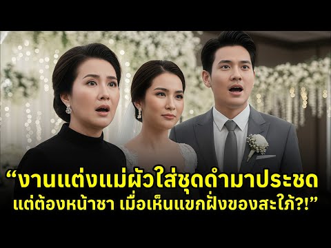 งานแต่งแม่ผัวใส่ชุดดำมาประชด! แต่ต้องหน้าชาเมื่อเห็นแขกฝั่งสะใภ้..?! #เรื่องเล่าชีวิต #นิทานสอนใจ