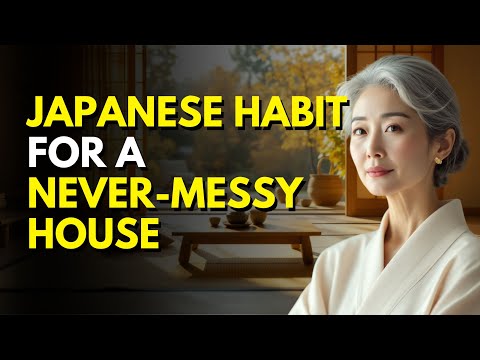 20 JAPANESE HABITS for a NEVER-MESSY House