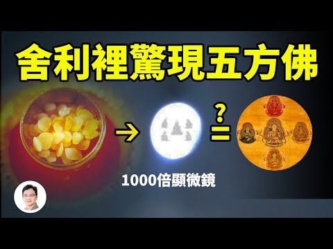 佛陀的舍利子，在1000倍电镜下惊现五座佛像！最先进的X衍射仪，掃描舍利子有更驚人發現【文昭思緒飛揚162期】