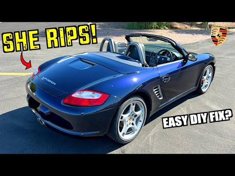 Fixing All The Issues On Our Cheap 987 Boxster S + First Drive In Years!
