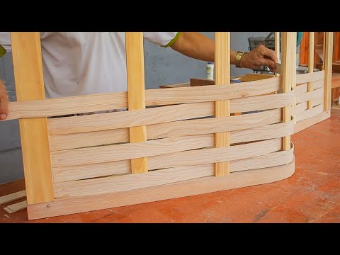 Amazing With Extremely Skillful And Talented Wood Bending Skills // A Perfect Relaxing Chair