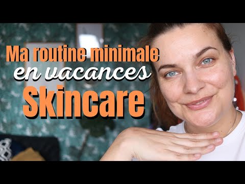 Ma routine skincare minimale en vacances randonnée itinérante