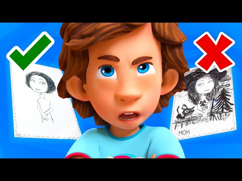 Who RUINED my DRAWING? 😡✏️ | Animation for Kids | The Fixies