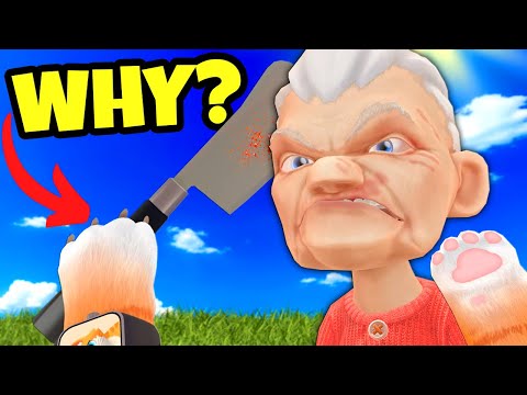 I Became an EVIL CAT and Took Out Granny in I Am Cat VR Full Release!