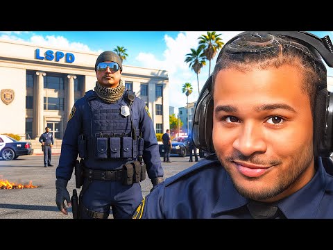 i became an undercover cop in GTA RP