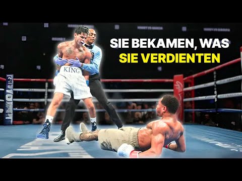 Wenn arrogante Kämpfer von ihren Gegnern auseinander genommen werden