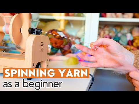 I learned how to SPIN YARN in just 3.5 hours 🧶