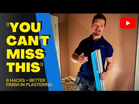 REVEALED: 6 Essential **HACKS For The Perfect Finish In Plastering…”Bye Bye Tiger Stripes”