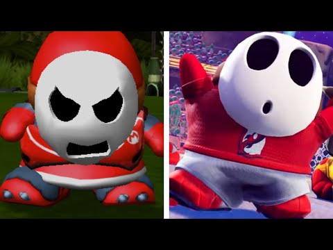 Mario Strikers Evolution of Shy Guy (2007 - 2022)