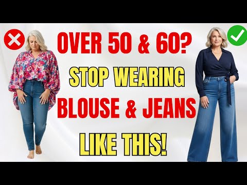 7 GENIUS Blouse & Jeans Styling Hacks to Look More EXPENSIVE Over 50 & 60