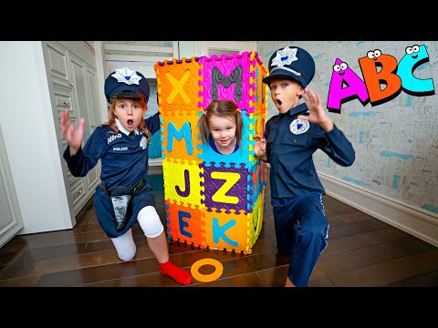 Five Kids Learn the alphabet ABC + more Children's Songs and Videos