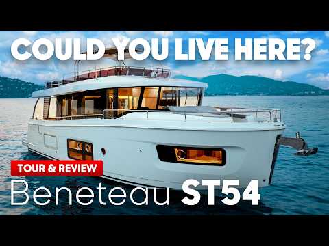 The BUDGET Liveaboard? Meet the Beneteau Swift Trawler 54 | Test, Tour & Review